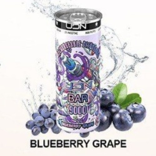Электронная сигарета UDN BAR 9000 Blueberry Grape (УДН Бар Черника Виноград)